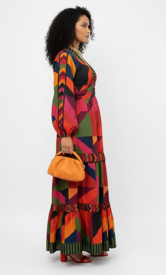 Fall flow dress
