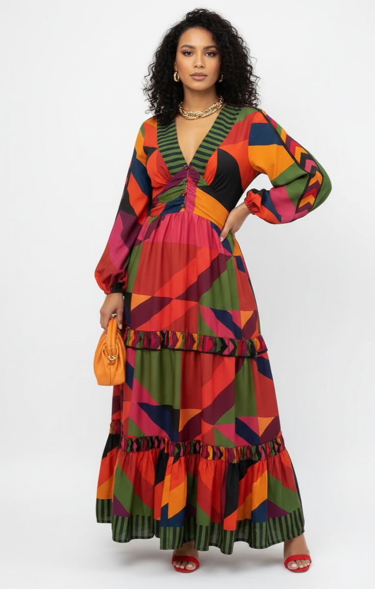 Fall flow dress