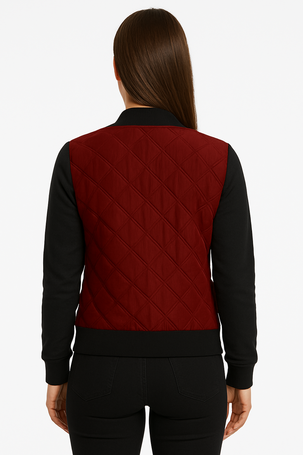 modern quilted jacket