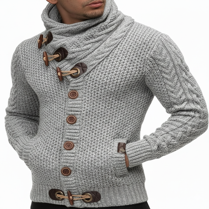 Modern knit sweater