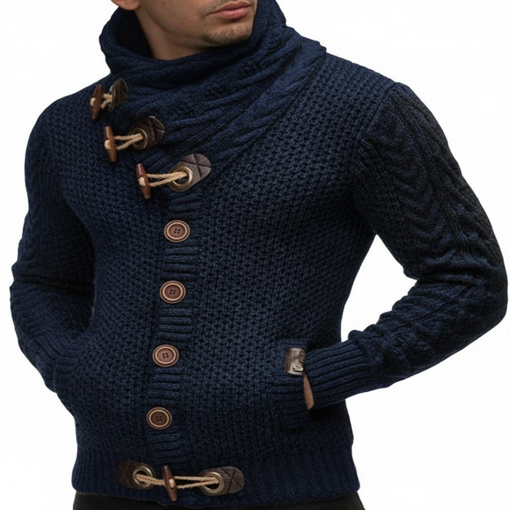 Modern knit sweater