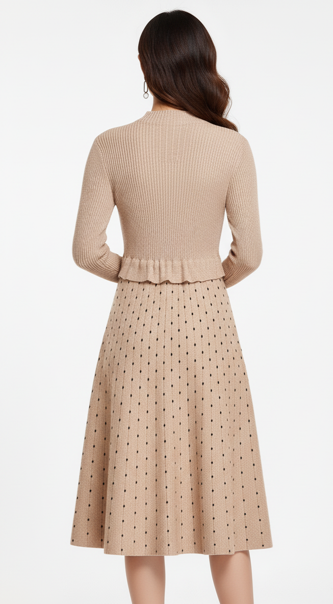 Winter knit dress