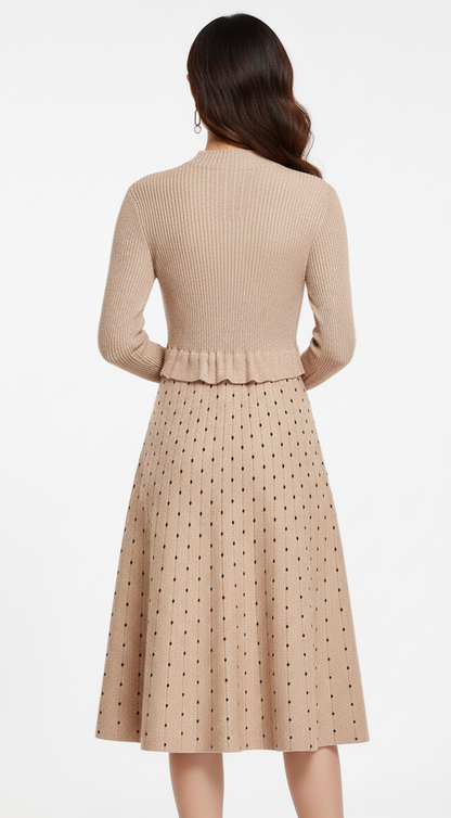 Winter knit dress