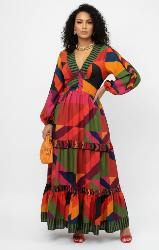 Fall flow dress