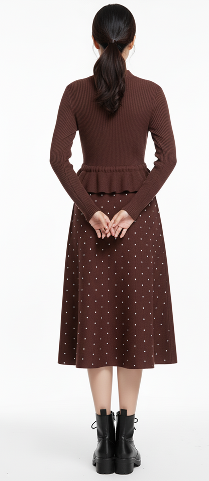 Winter knit dress
