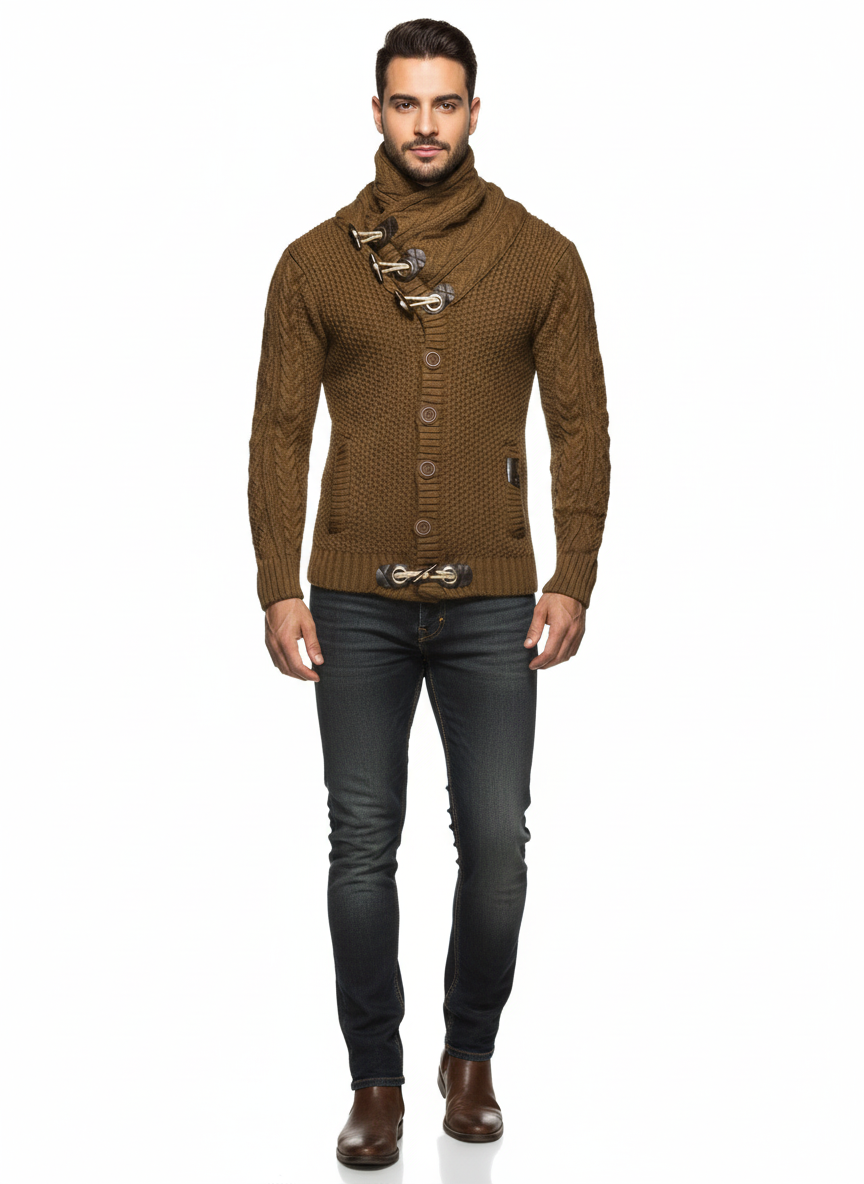 Modern knit sweater