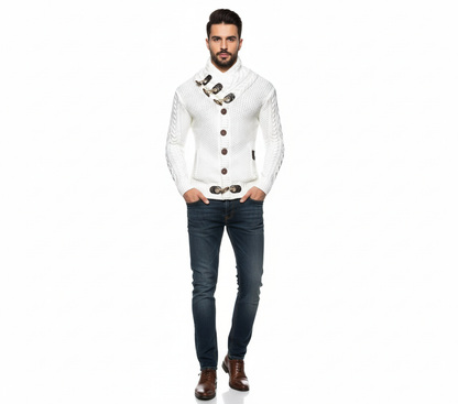 Modern knit sweater